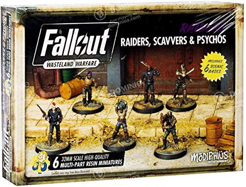 Fallout Wasteland Warfare Raiders, Scavvers & Psychos Fallout Minis Fallout Wasteland Warfare Raiders, Scavvers & Psychos Fallout Minis