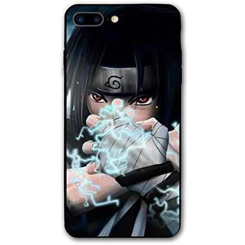 iPhone 7 Plus Case 8 Plus Case 5.5",Japanese Anime Case Plastic Soft Cover for iPhone 7 Plus/8 Plus (Naruto-Sasuke-2)