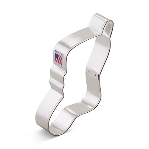Ann Clark Stocking Cookie Cutter - 5 Inches - Tin Plated Steel