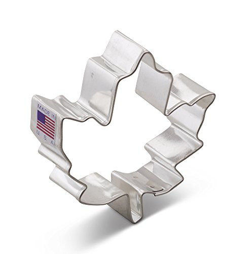 Ann Clark Maple Leaf Cookie Cutter - 3 Inches - Tin Plated Steel