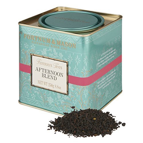 Fortnum and Mason British Tea, Afternoon Blend 250g Loose Tea in a Tin Caddy (1 Pack)