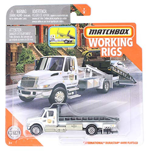Matchbox Working Rigs International Durastar 4400 Flatbed, El Segundo City Towing