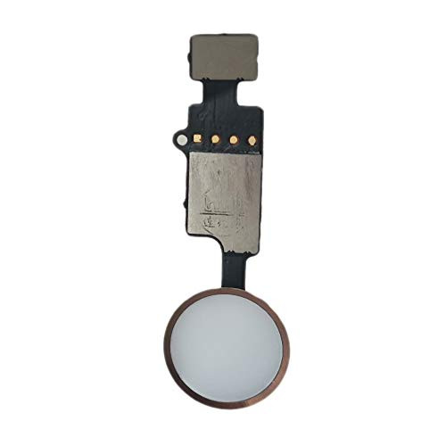 ATEANO Home Button Key Assembly Flex Cable with Return Feature Works Replacement Part for iPhone 7/7 Plus/8/8 Plus (Rose Gold)