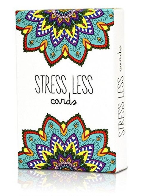 Stress Less Cards - 50 Mindfulness & Meditation Exercises - Helps Relieve Stress and Anxiety - The Original Deck Stress Less Cards - 50 Mindfulness & Meditation Exercises - Helps Relieve Stress and Anxiety - The Original Deck