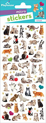 Playhouse Pretty Kitties Micro Mini Sticker Sheet