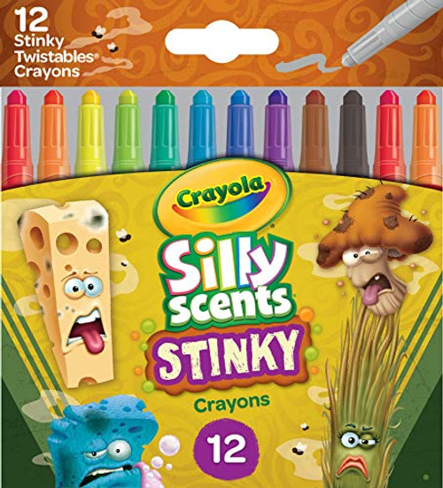 Crayola Silly Scents Mini Twistables Stinky, 12 Count Crayola Silly Scents Mini Twistables Stinky, 12 Count