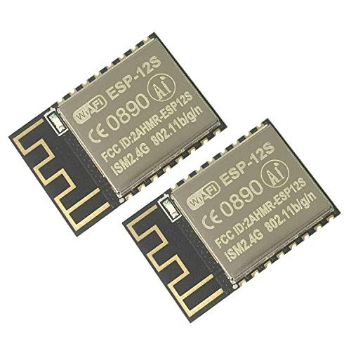 Sunhokey ESP-12S ESP8266 Serial to WiFi Module Industrial Grade Date Pass-Through Wireless Module (Pack of 2)