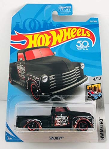 Hot Wheels 2018 50th Anniversary HW Metro '52 Chevy 327/365, Black