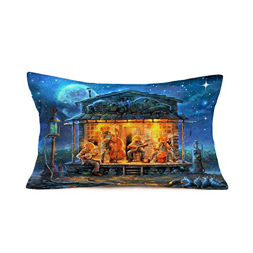 Smilyard Halloween Pumpkin Lamp Throw Pillow Covers Cotton Linen Fall Pumpkin Rectangle Cushion Cover Home Sofa Decorative 12" x20 Waist Lumbar Pillow Case (FGB 15) Smilyard Halloween Pumpkin Lamp Throw Pillow Covers Cotton Linen Fall Pumpkin Rectangle Cushion Cover Home Sofa Decorative 12" x20 Waist Lumbar Pillow Case (FGB 15)