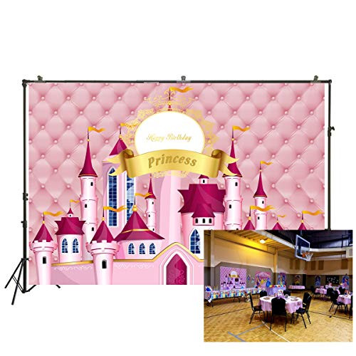 6.5x5ft Photography Backdrop Royal Pink Dream Castle Princess Girl Birthday Party Backdrop Photo Background Baby Shower Photo Studio Booth Background W-897 6.5x5ft Photography Backdrop Royal Pink Dream Castle Princess Girl Birthday Party Backdrop Photo Background Baby Shower Photo Studio Booth Background W-897