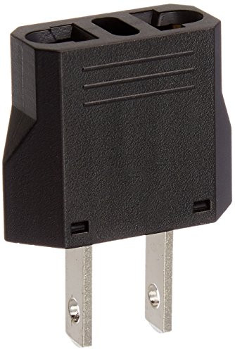 CKITZE European/Asian To American Outlet Travel Plug Adapter, 6-Pack
