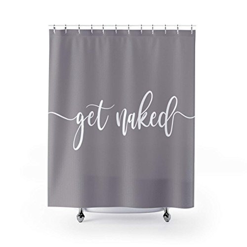 Cloud Dream get Naked Shower Curtain,Waterproof Polyester Fabric Bath Curtain Design,36x72-Inch Small Stall Size,GRRY