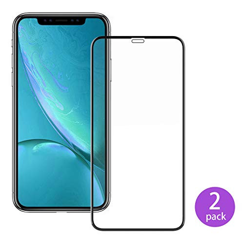 ICONFLANG Screen Protector for Apple iPhone 11 Pro/iPhone Xs/iPhone X 5.8" 3D curved surface Tempered Glass Film Clear Shockproof Anti-Scratch [2 Pack] 9H Hardness 3D Touch Full screen coverage(Clear)