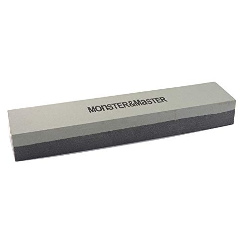 Monster & Master Knife Sharpening Stone 320/120 Grit Combination Knife/Tool Sharpening Stone, Perfect for Sharpening & Polishing Knives, Tools, Bits, Chisels, MM-SS-004 Monster & Master Knife Sharpening Stone 320/120 Grit Combination Knife/Tool Sharpening Stone, Perfect for Sharpening & Polishing Knives, Tools, Bits, Chisels, MM-SS-004