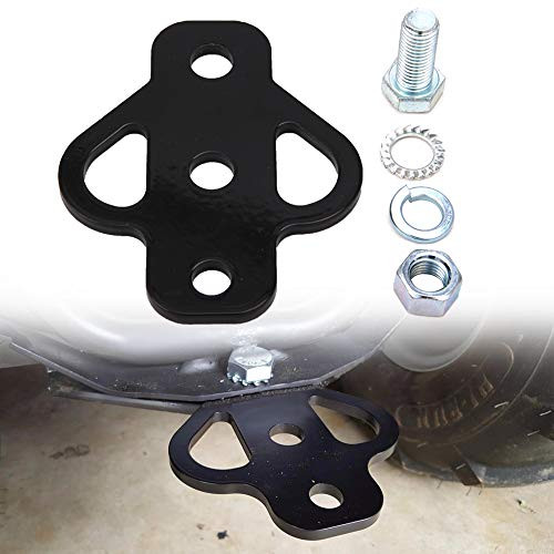 Hildirix 3-Way Trailer Hitch adapter with Bolt Fit for ATV Lawn Mower Golf Cart Garden Tractor Flat Towing Tow Ball Mount