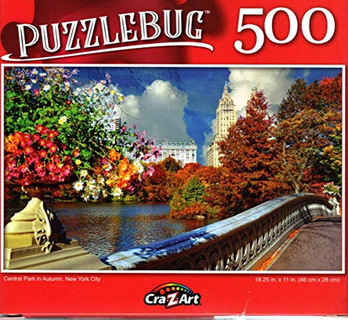 Central Park in Autumn, New York City - 500 Pieces Jigsaw Puzzle