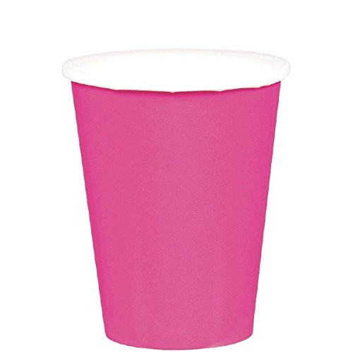 Magenta Paper Cups | 9 oz. | Pack of 20 | Party Supply