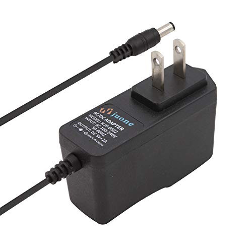 Njuone AC 100-240V to DC 5V 2A Power Supply Adaptor Universal Wall Plug 5V 2A Power Adapter 5.5mm x 2.5mm DC Jack
