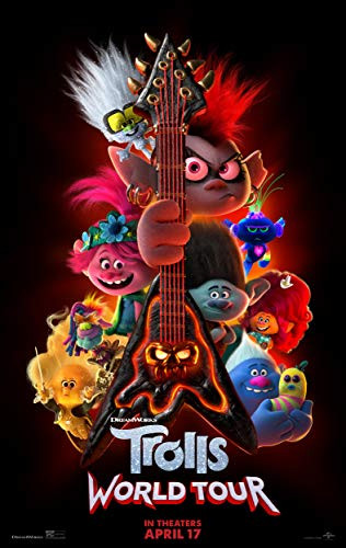 Kirbis Trolls World Tour Movie Poster Wall Decor 14" x 22" (NOT A DVD)