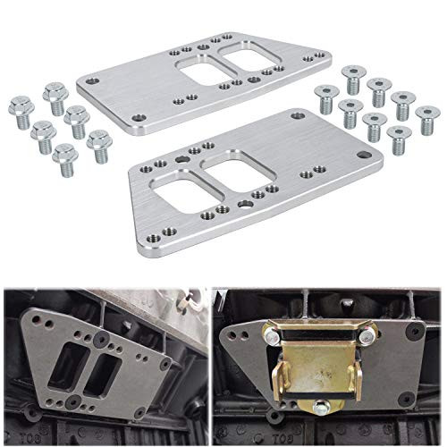 for LS Swap Motor Mounts Adapter Plates LS Conversion Adjustable Universal Swap Bracket Small Block for LS1 LS3 LS2 LQ4 LQ9 LS6 L92 L99 L33 LR4 Billet 551628 for SBC Vehicle to LS Engine