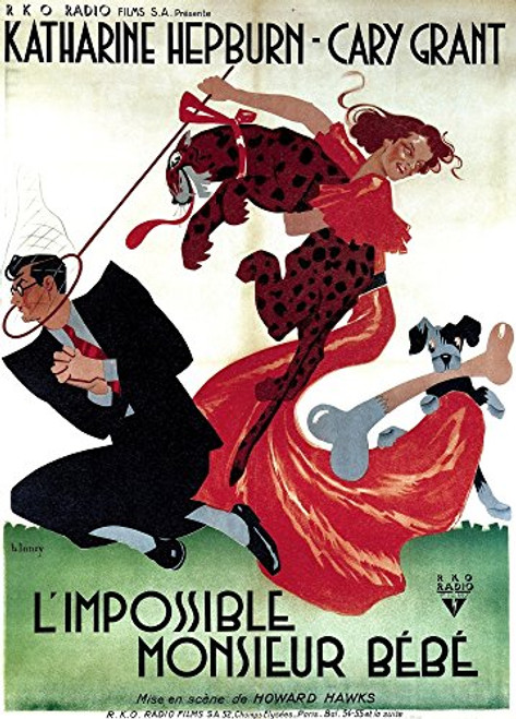 Bringing Up Baby (Aka LImpossible Monsieur Bebe) Cary Grant Katharine Hepburn 1938 Movie Poster Masterprint (11 x 17) Bringing Up Baby (Aka LImpossible Monsieur Bebe) Cary Grant Katharine Hepburn 1938 Movie Poster Masterprint (11 x 17)