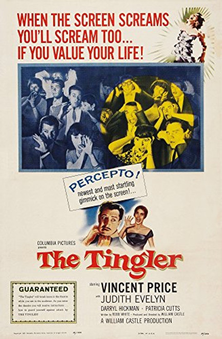 The Tingler Us Poster Art Bottom Vincent Price Patricia Cutts 1959 Movie Poster Masterprint (11 x 17)