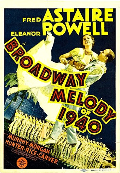 Posterazzi Broadway Melody Left: Eleanor Powell Fred Astaire 1940 Movie Masterprint Poster Print, (11 x 17), Varies Posterazzi Broadway Melody Left: Eleanor Powell Fred Astaire 1940 Movie Masterprint Poster Print, (11 x 17), Varies