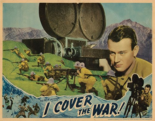 Posterazzi I Cover The War Lobbycard John Wayne 1937 Movie Masterprint Poster Print, (14 x 11)