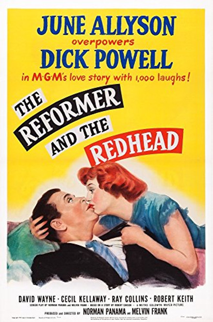 Posterazzi The Reformer And The Redhead Us Art From Left: Dick Powell June Allyson 1950 Movie Masterprint Poster Print, (11 x 17) Posterazzi The Reformer And The Redhead Us Art From Left: Dick Powell June Allyson 1950 Movie Masterprint Poster Print, (11 x 17)