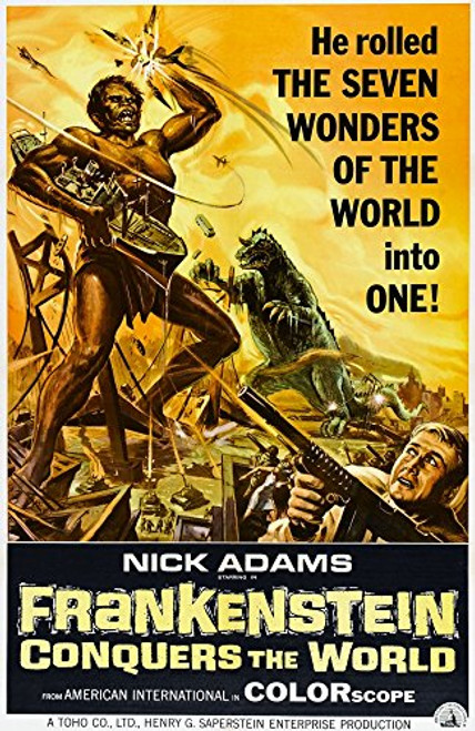 Posterazzi Frankenstein Conquers The World Movie Masterprint Poster Print, (11 x 17) Posterazzi Frankenstein Conquers The World Movie Masterprint Poster Print, (11 x 17)