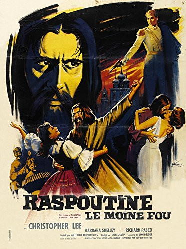 Posterazzi EVCMCDRATHFE005H Rasputin: The Mad Monk Movie Poster Masterprint, 11 x 17