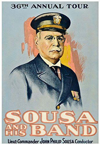 Posterazzi Band John Philip Sousa 1901. Movie Masterprint Poster Print, (11 x 17)