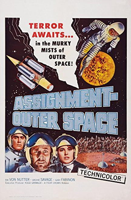 Posterazzi Men (Aka Assignment Outer Space) Us Art 1960 Movie Masterprint Poster Print, (11 x 17)