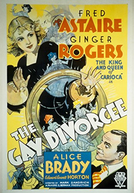 Posterazzi The Gay Divorcee Ginger Rogers Fred Astaire 1934 Movie Masterprint Poster Print, (11 x 17) Posterazzi The Gay Divorcee Ginger Rogers Fred Astaire 1934 Movie Masterprint Poster Print, (11 x 17)