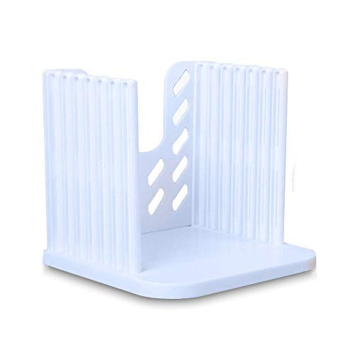 Bread Slicer Toast Slicer Toast Cutting Guide Bread Toast Slicer Bagel Loaf Slicer Sandwich Maker Toast Slicing Machine Folding and Adjustable Thicknesses Bread Cutter,White
