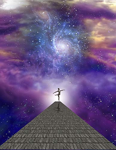 Posterazzi PSTRFF200024S Dancing Figure in Cosmic Space Photo Print, 11 x 17, Multi