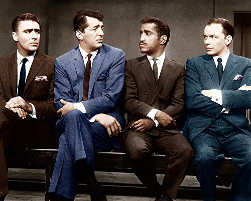 Posterazzi EVCM8DOCELEC002LARGE Ocean'S Eleven, from Left: Peter Lawford, Dean Martin, Sammy Davis Jr, Frank Sinatra, 1960 Photo Print, 16 x 20, Multi