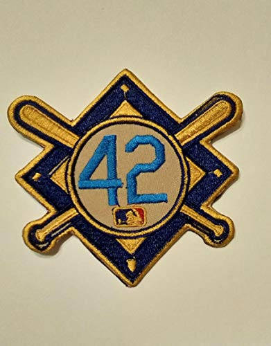 Iron On Sew Patch 42 MLB Jersey Sleeve Logo Jackie Shirt Jacket Robinson Hoodie 3.5 inch