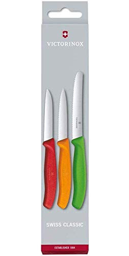 Victorinox Swiss Classic Set, 3 Pieces Paring Knife, Set of 3, Multicolored