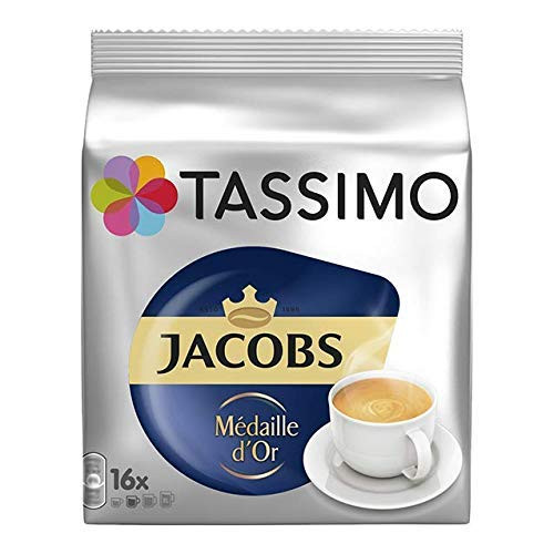 Tassimo Jacobs Krönung Médaille d´Or, Rainforest Alliance Certified, 16 T-Discs Tassimo Jacobs Krönung Médaille d´Or, Rainforest Alliance Certified, 16 T-Discs