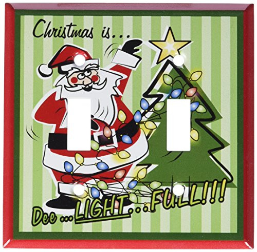 Art Plates - Christmas Delightful Switch Plate - Double Toggle