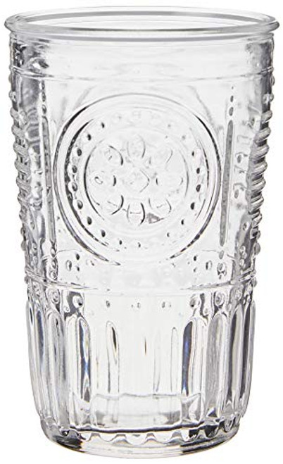 Bormioli Rocco Romantic Water Glass, 10.25 oz., Set of 6 , Clear Bormioli Rocco Romantic Water Glass, 10.25 oz., Set of 6 , Clear