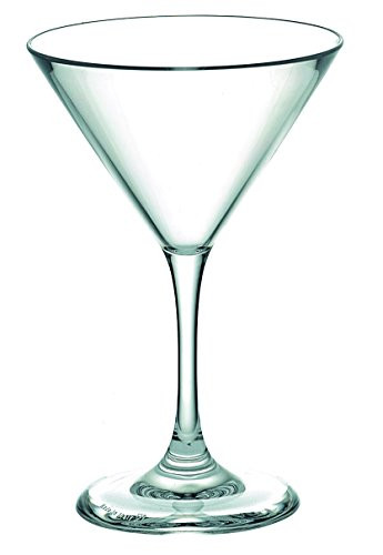 Guzzini GU-2345.01-00 Happy Hour 5.4-Ounce Cocktail Glass, Clear