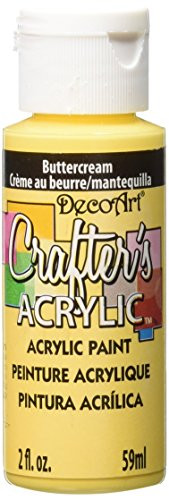 DecoArt Crafter's Acrylic Paint, 2-Ounce, Buttercream