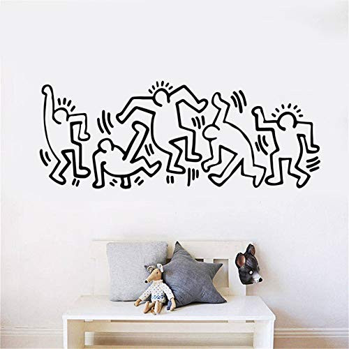 Ewdsqs Keith Haring Wall Decal Stickers Keith Haring Wall Art Decor for Living Room