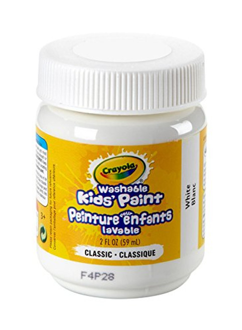 Crayola Washable Kids Paint, 2 oz, White