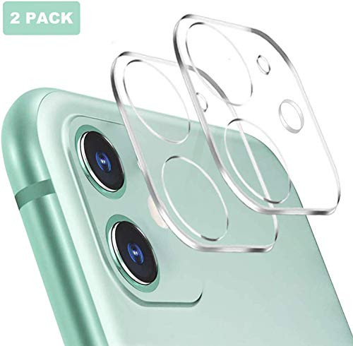 [ 2 Pack ] Camera Lens Protector for iPhone 11 Tempered Glass [High Definition] [Scratch Resistant]