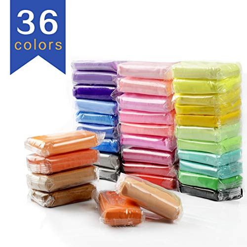 Modeling Clay 36 Colors, Air Dry Clay Magical Kids Clay, Creative Art DIY Crafts Clay Dough