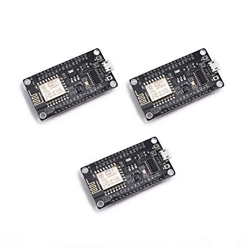 ESP8266 ESP-12E Serial WiFi Module NodeMcu Lua WiFi V3 Internet of Things Development CH340 (3 pcs)