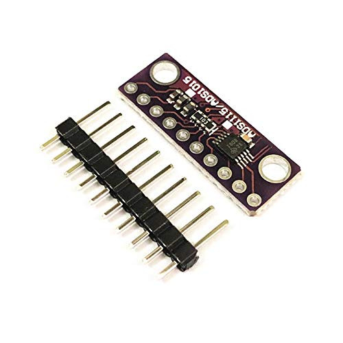 SongHe I2C ADS1115 16 Bit ADC 4 Channel Module with Programmable Gain Amplifier 2.0V to 5.5V RPi